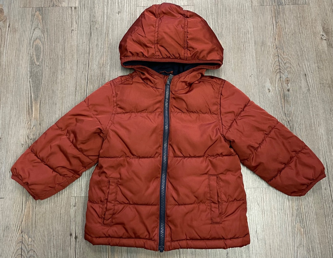 Brown Old Navy Puffer Jacket, 2Y