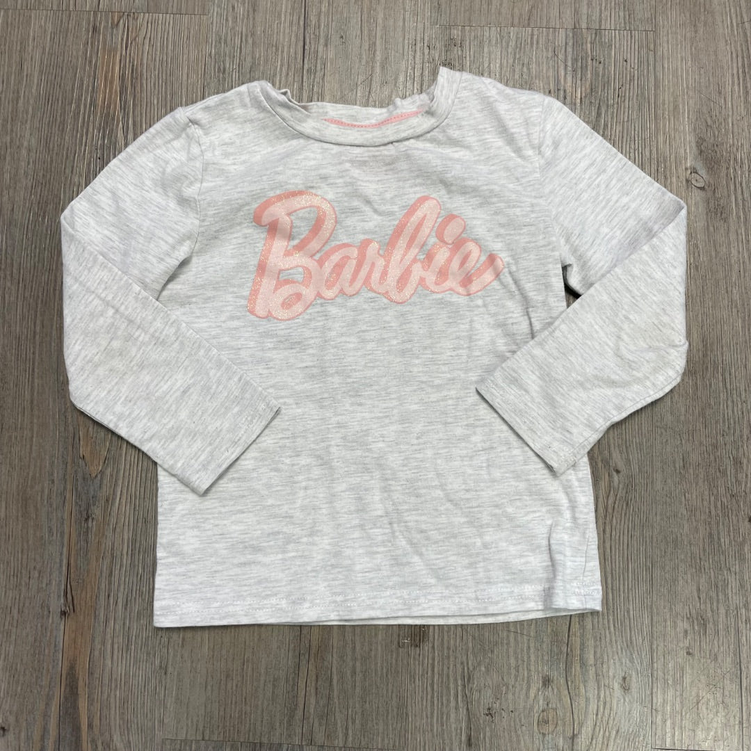 Grey Barbie LS Top, 3Y