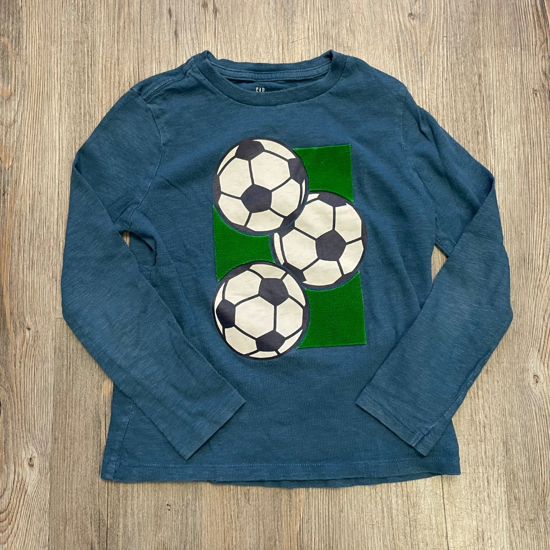 Blue Gap LS Top, 6-7Y