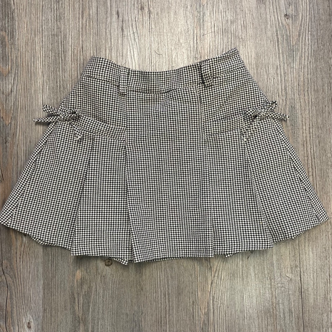 Houndstooth Zara Skirt, 7Y