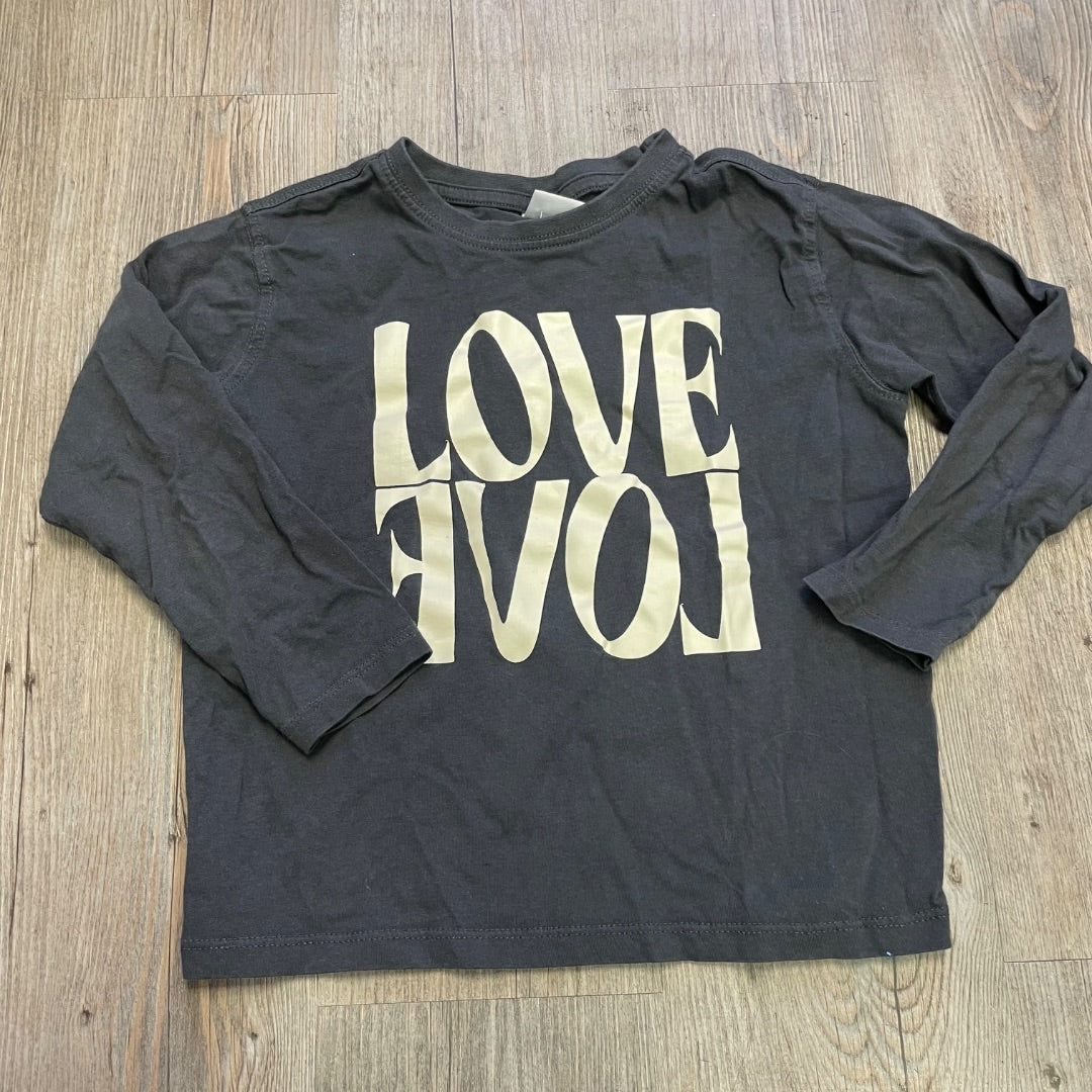 Grey Zara LS Top, 7Y