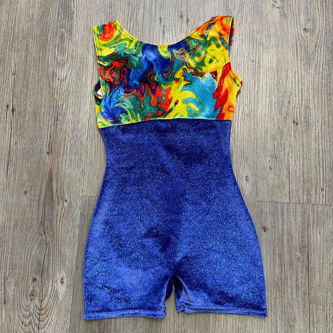 Multi Colour Mondor Gymnastic Leotard, 6-7Y