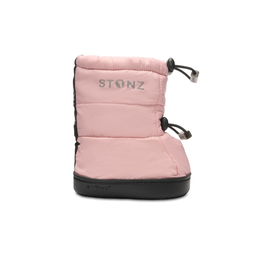 Haze Pink Stonz Puffer Booties - Toddler, XL