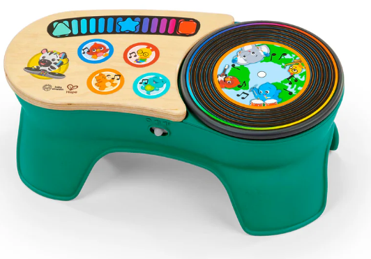 Wooden Hape Magic Touch Turntable - Baby Einstein, 6-36M