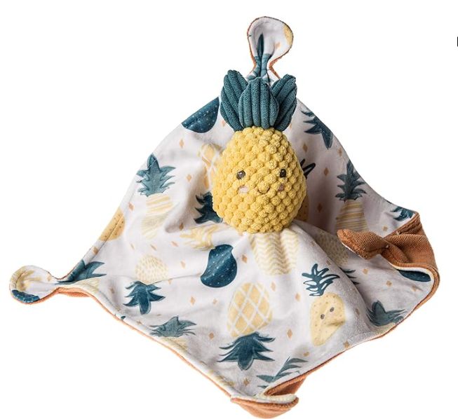 Yellow Mary Meyer Sweet Soothie Blanket - Sweet Pineapple, Infant