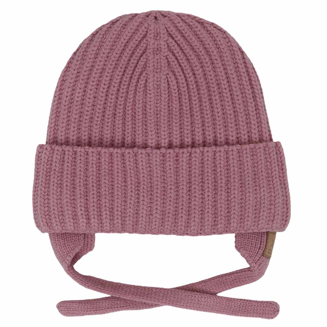 Camo Pink CaliKids Knit Soft Touch Hat Lined, 3-9M
