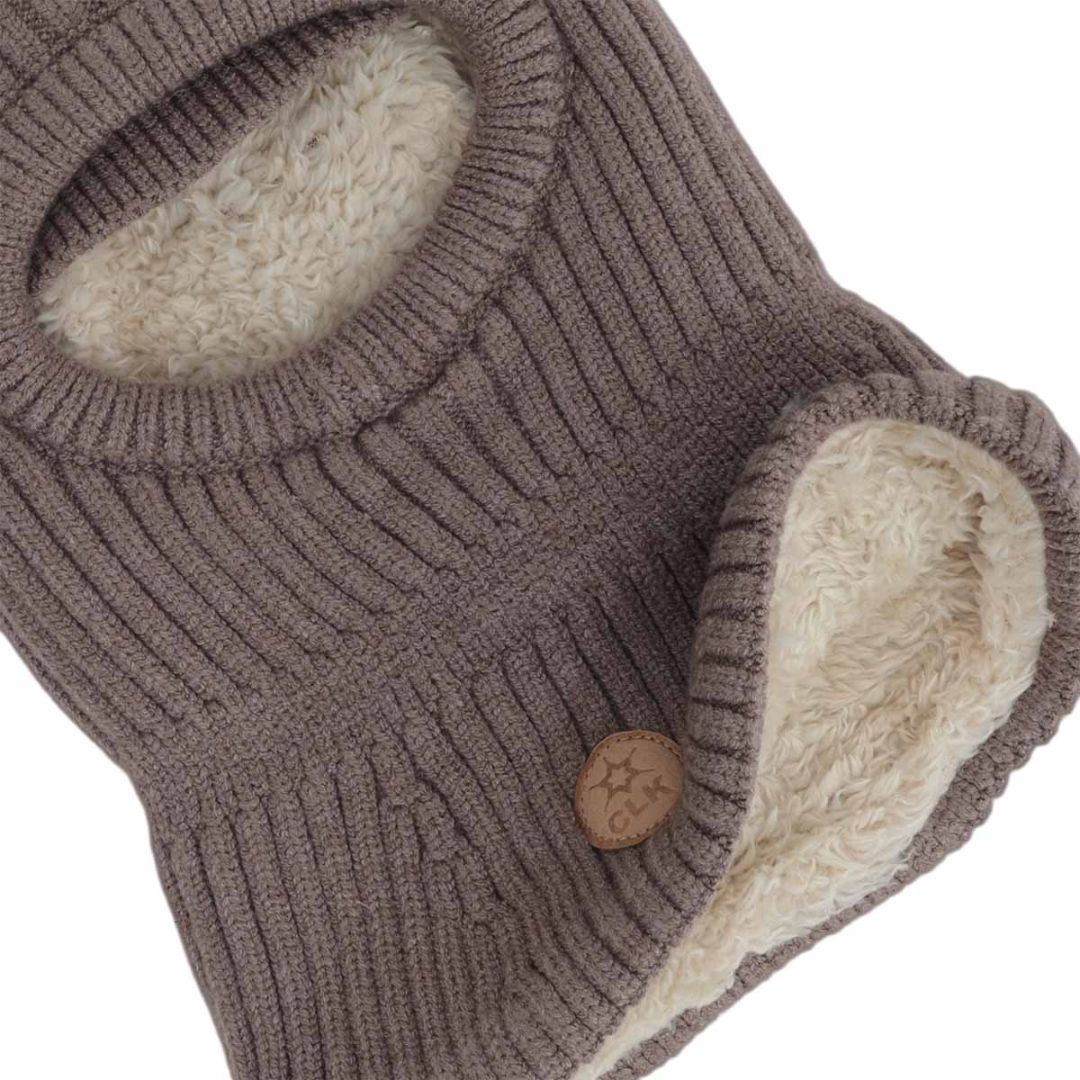 Mocha CaliKids Balaclava Soft Touch, 2-4Y