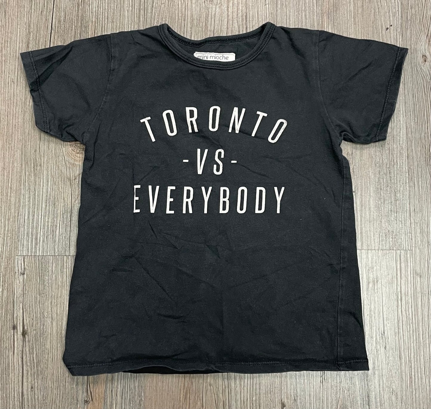 Charcoal Mini Mioche Tee, 5Y
