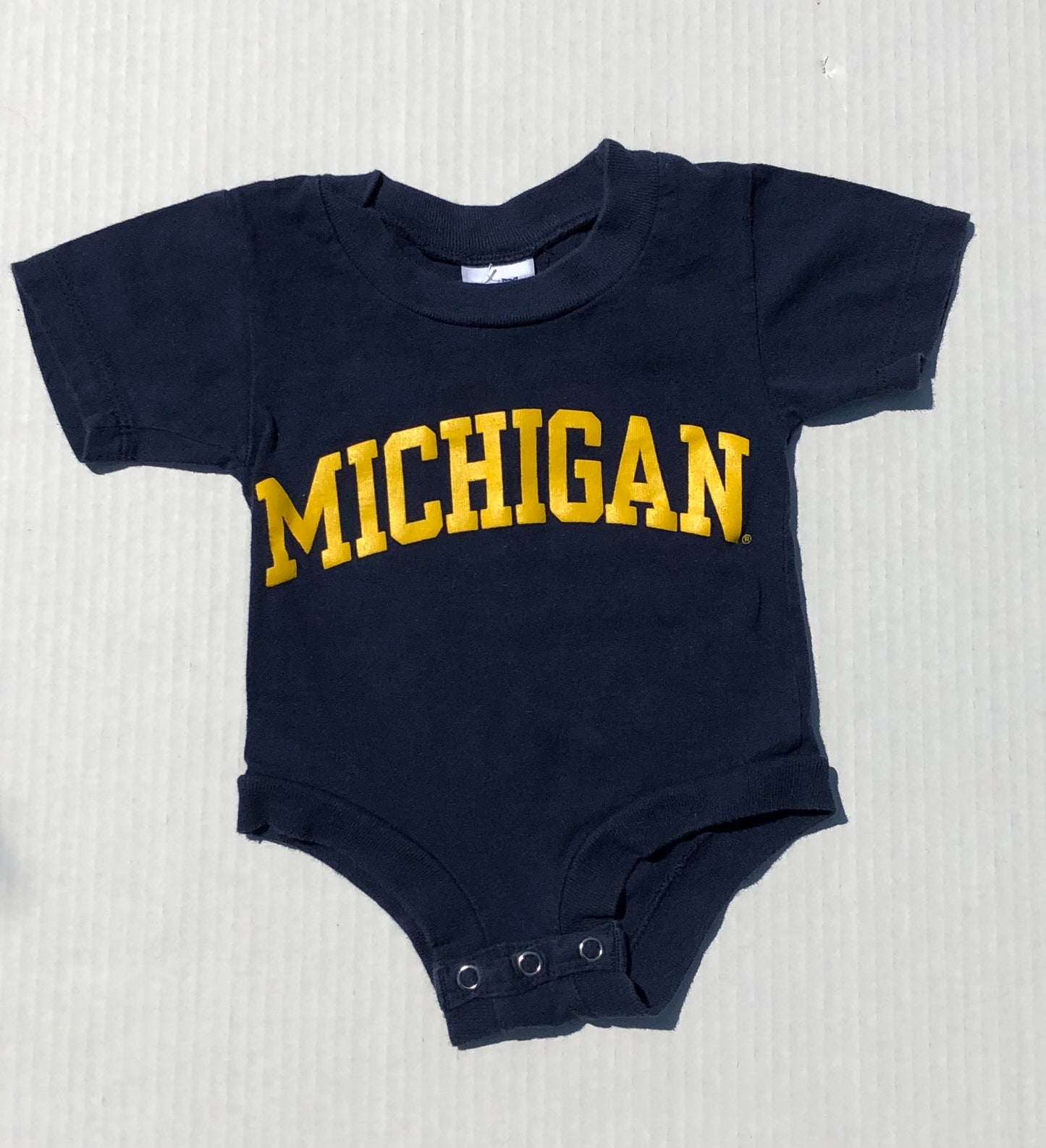 Navy Kiddy Cats Onesie, 6M