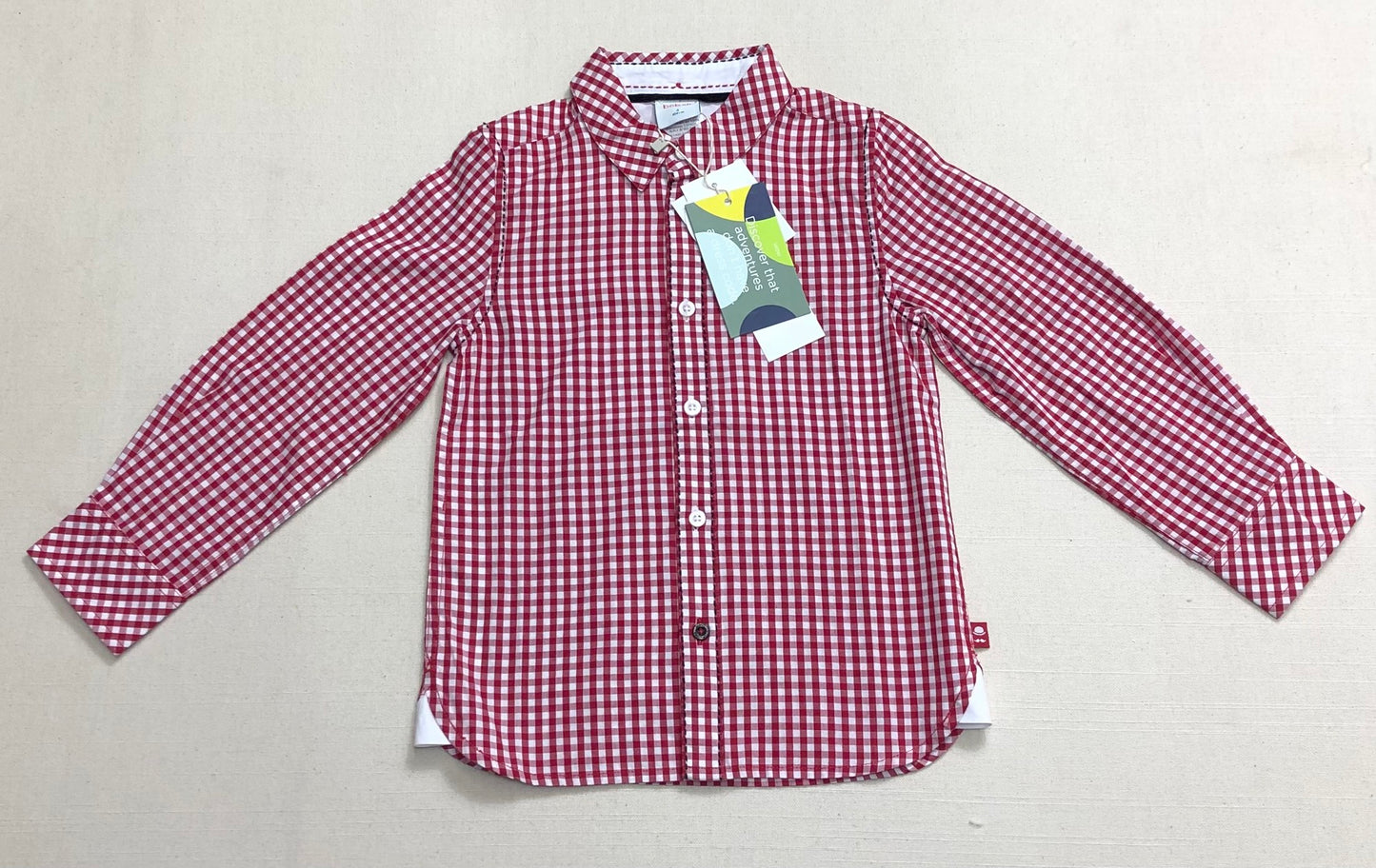 Red Boboli Shirt, 4Y