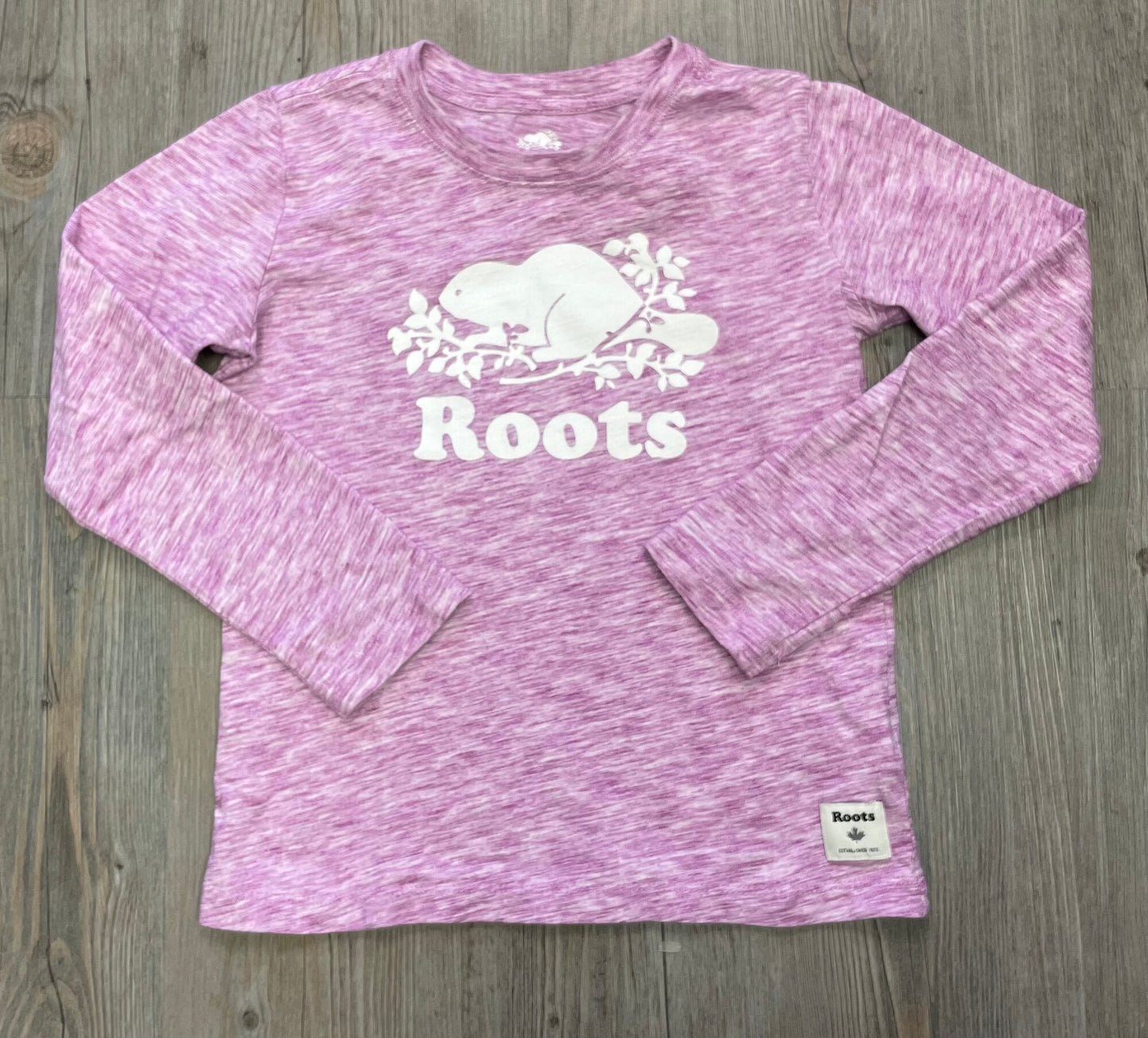 Pink Roots LS, 5-6Y
