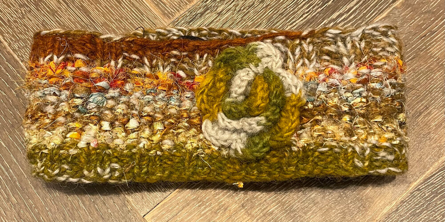 Brown Wool Head Band- NEW, 6-12Y