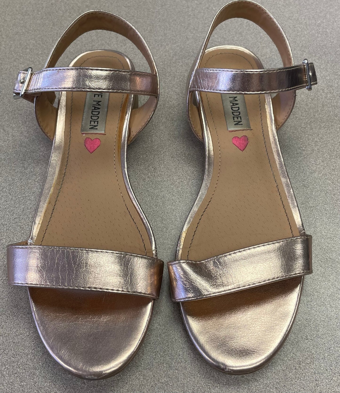Rosegold Steve Madden Sandals, 3Y