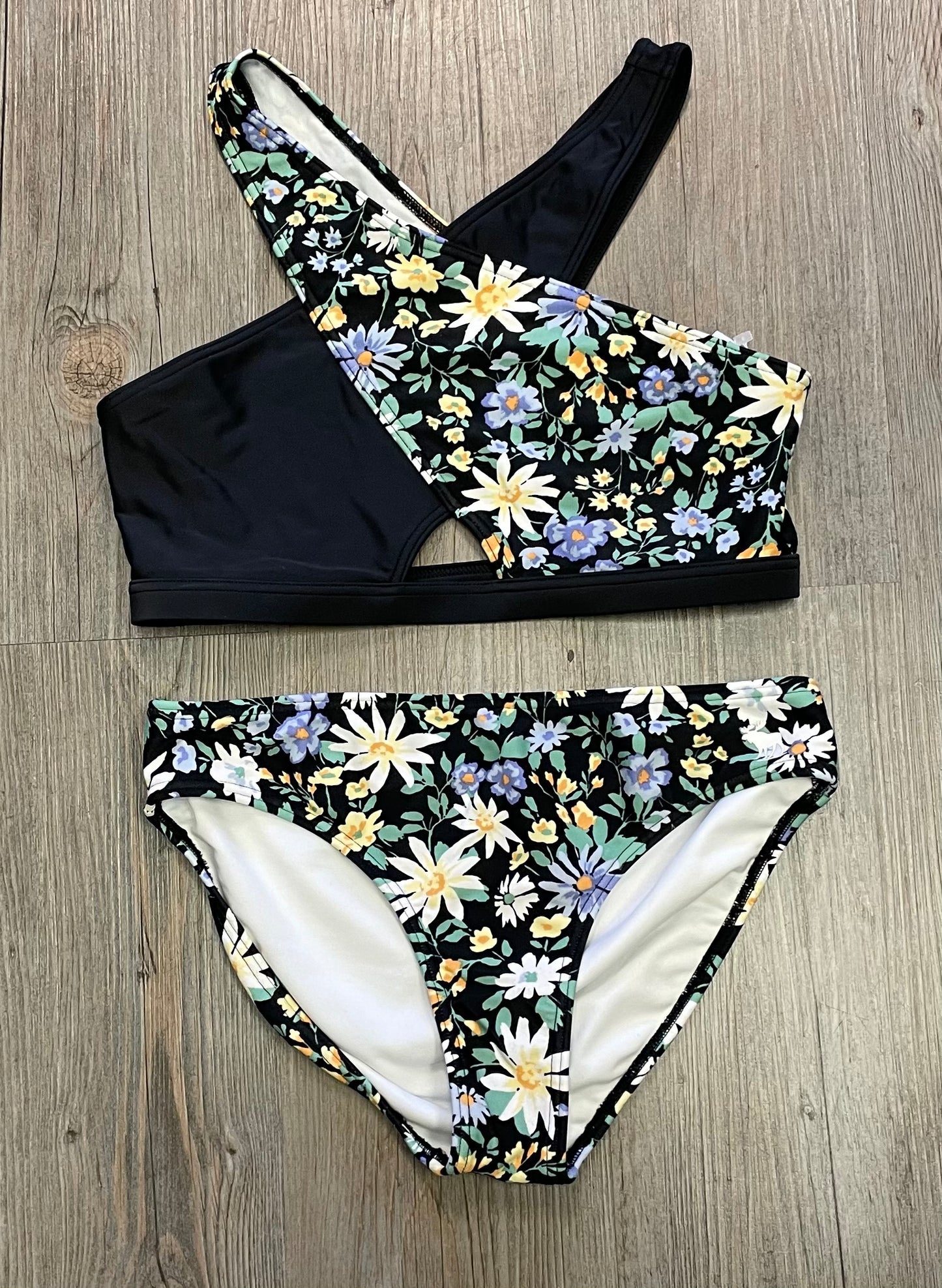 Floral Abercrombie Bathing Suit, 13-14Y