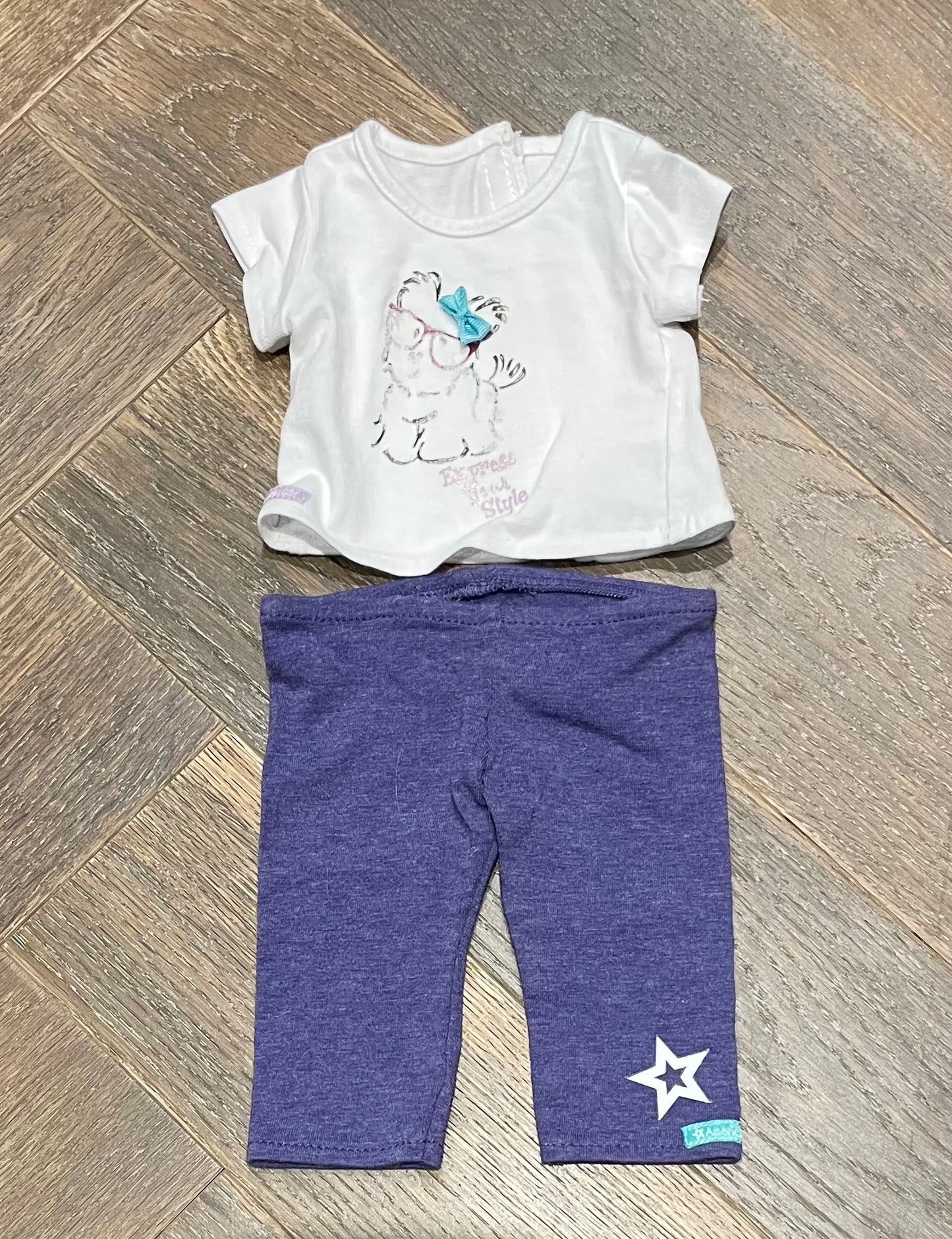 Purple AG Clothing Set, 18 Inch