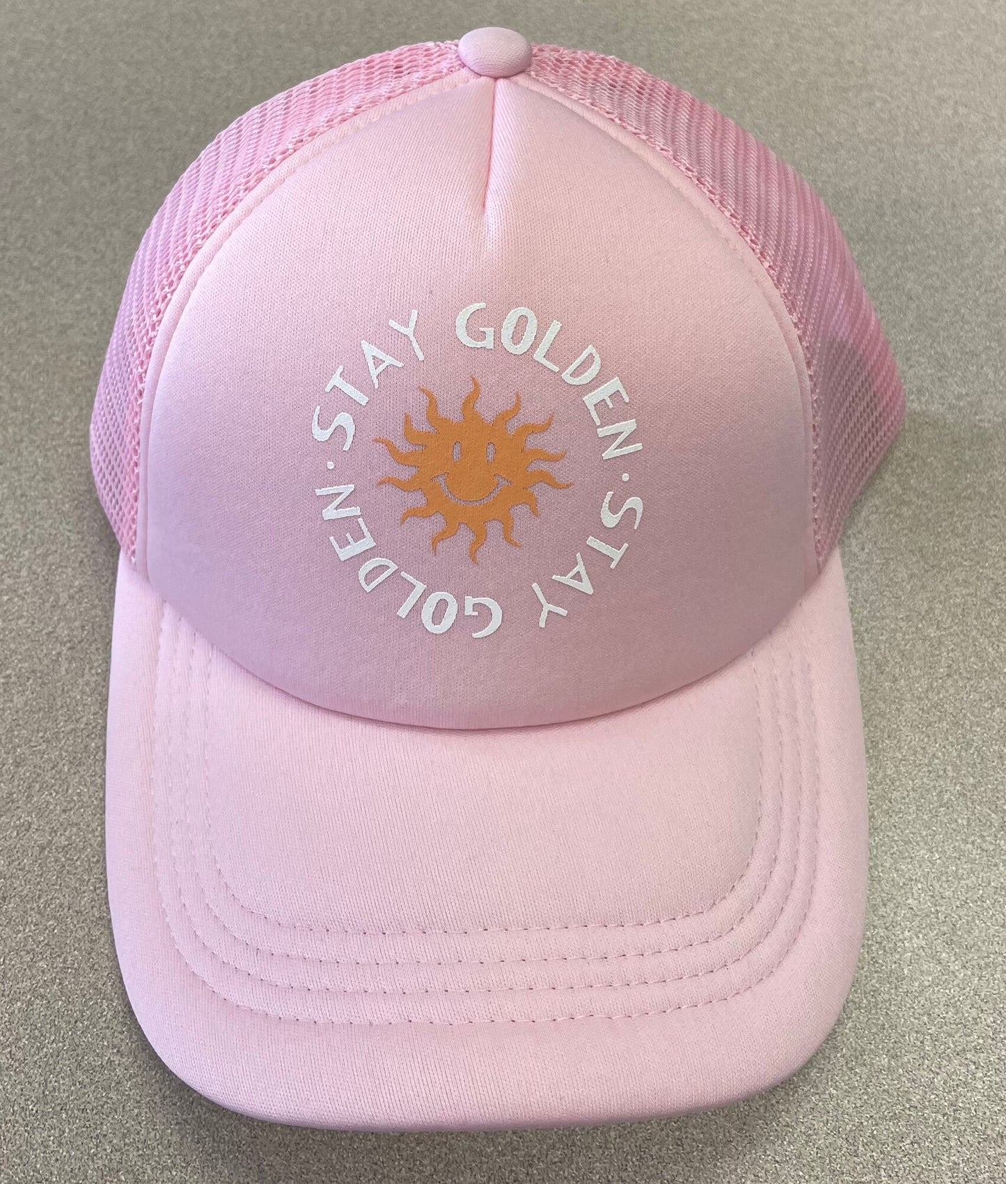 Pink F4A Trucker Hat, Youth