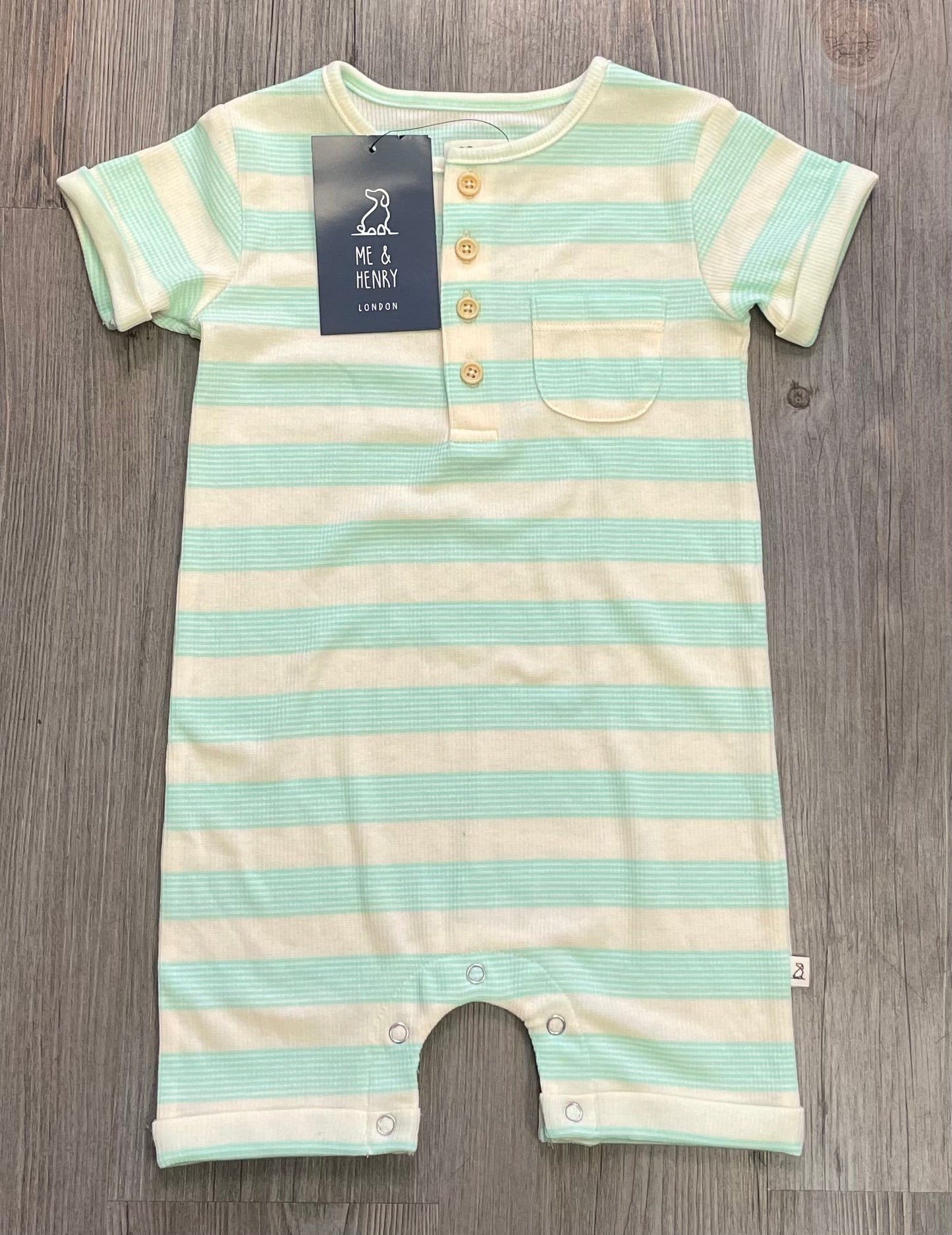Green/ye Me & Henry Romper, 12-18M