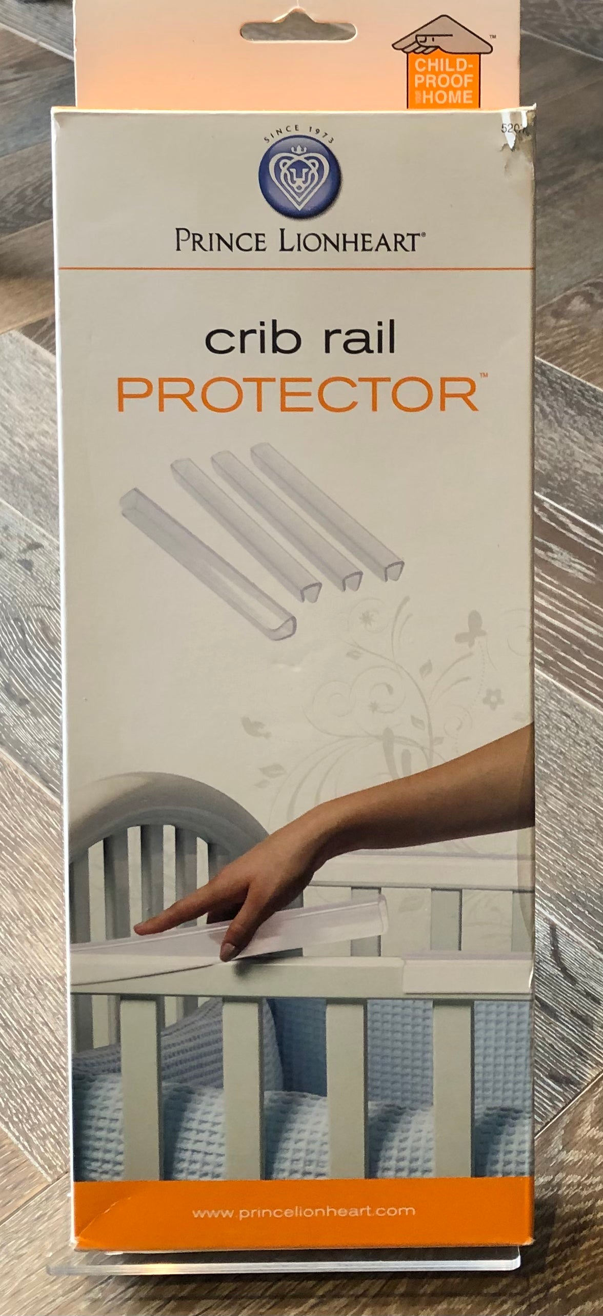 Clear Crib Rail Protector, Used