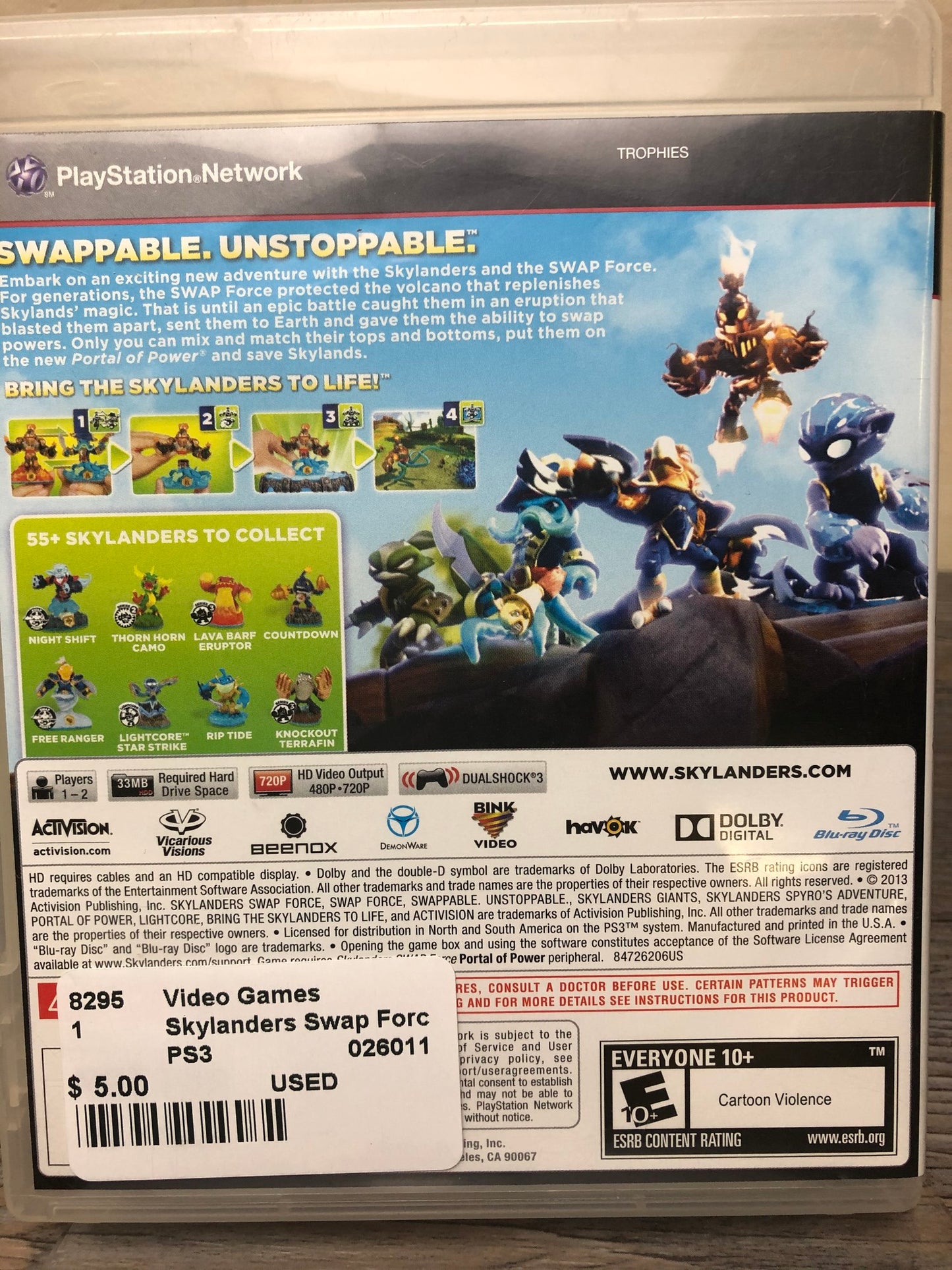 PS3 Skylanders Swap Force, USED