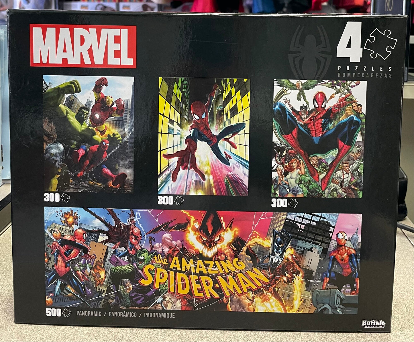Multi Marvel 4 Puzzles, NEW!