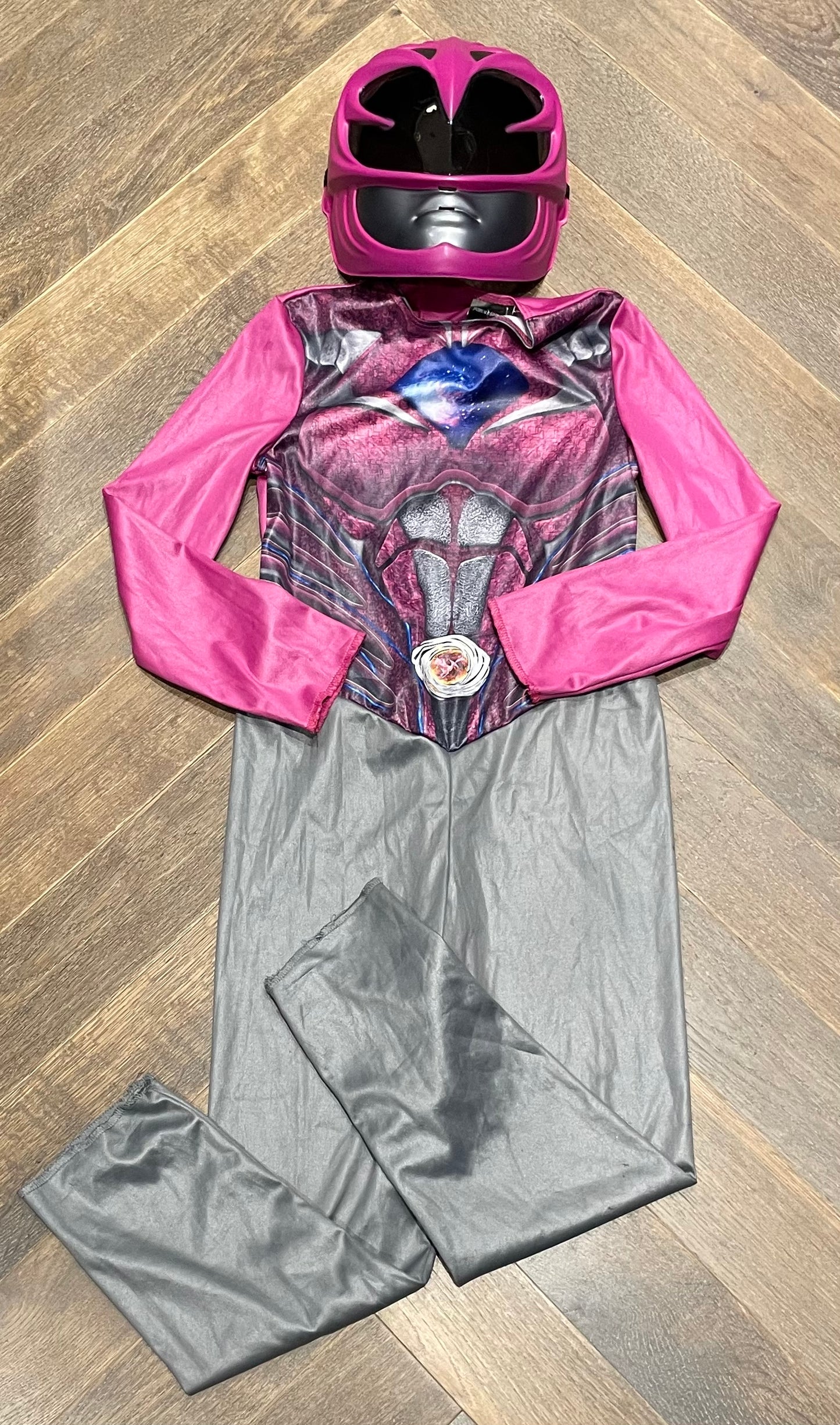 Pink Power Rangers Costume, 4-6Y