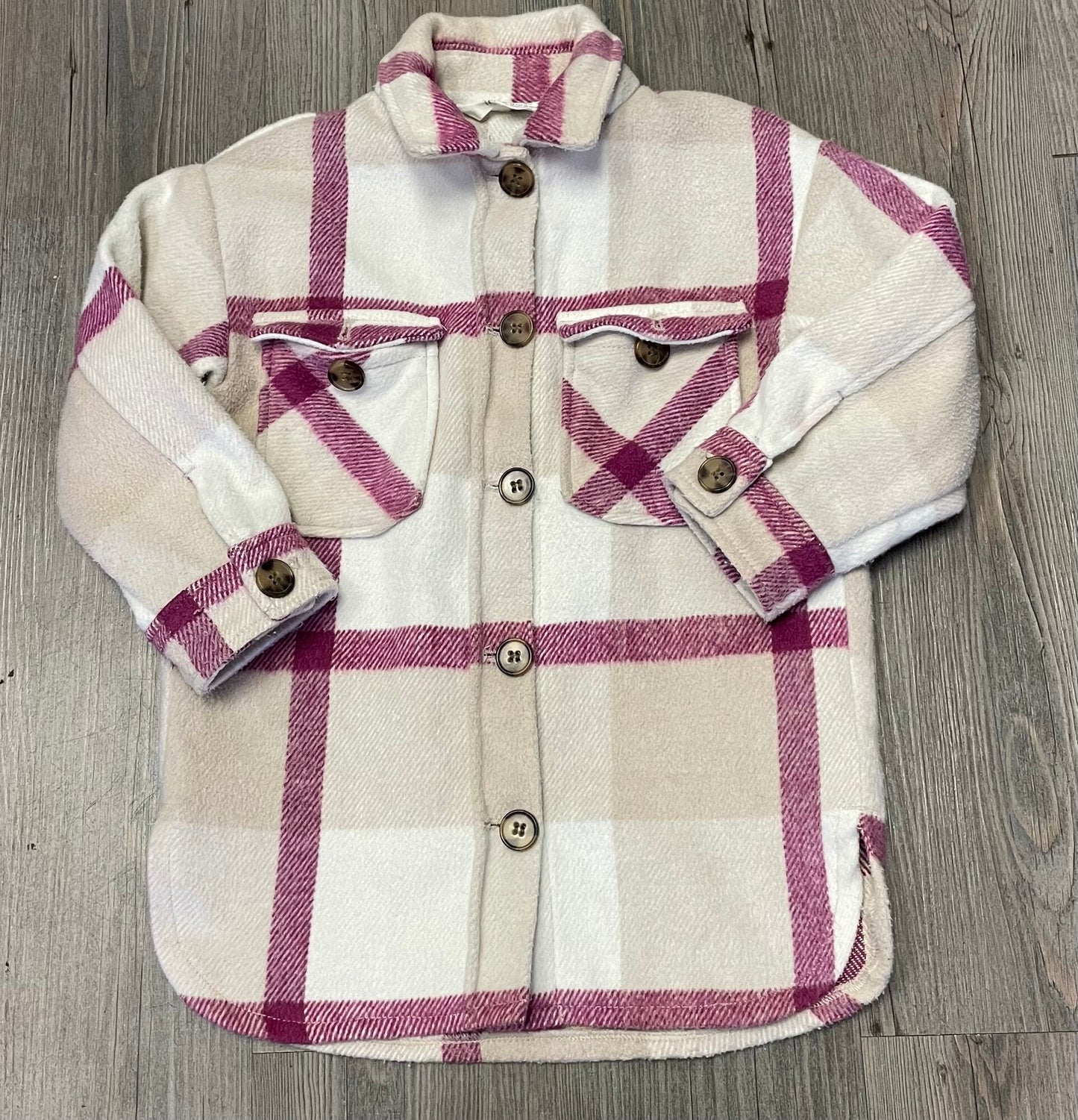 Beige H&M Shacket, 5Y