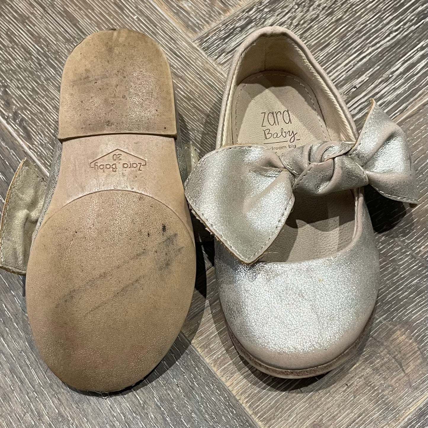 Silver Zara Shoes, 4T