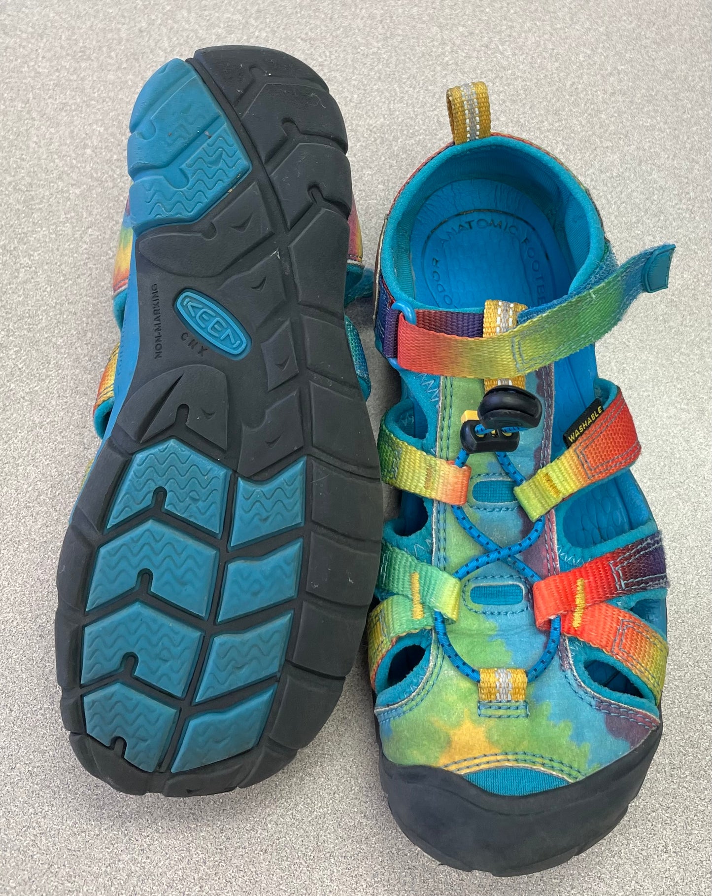 Rainbow Keen Sandals, 2Y