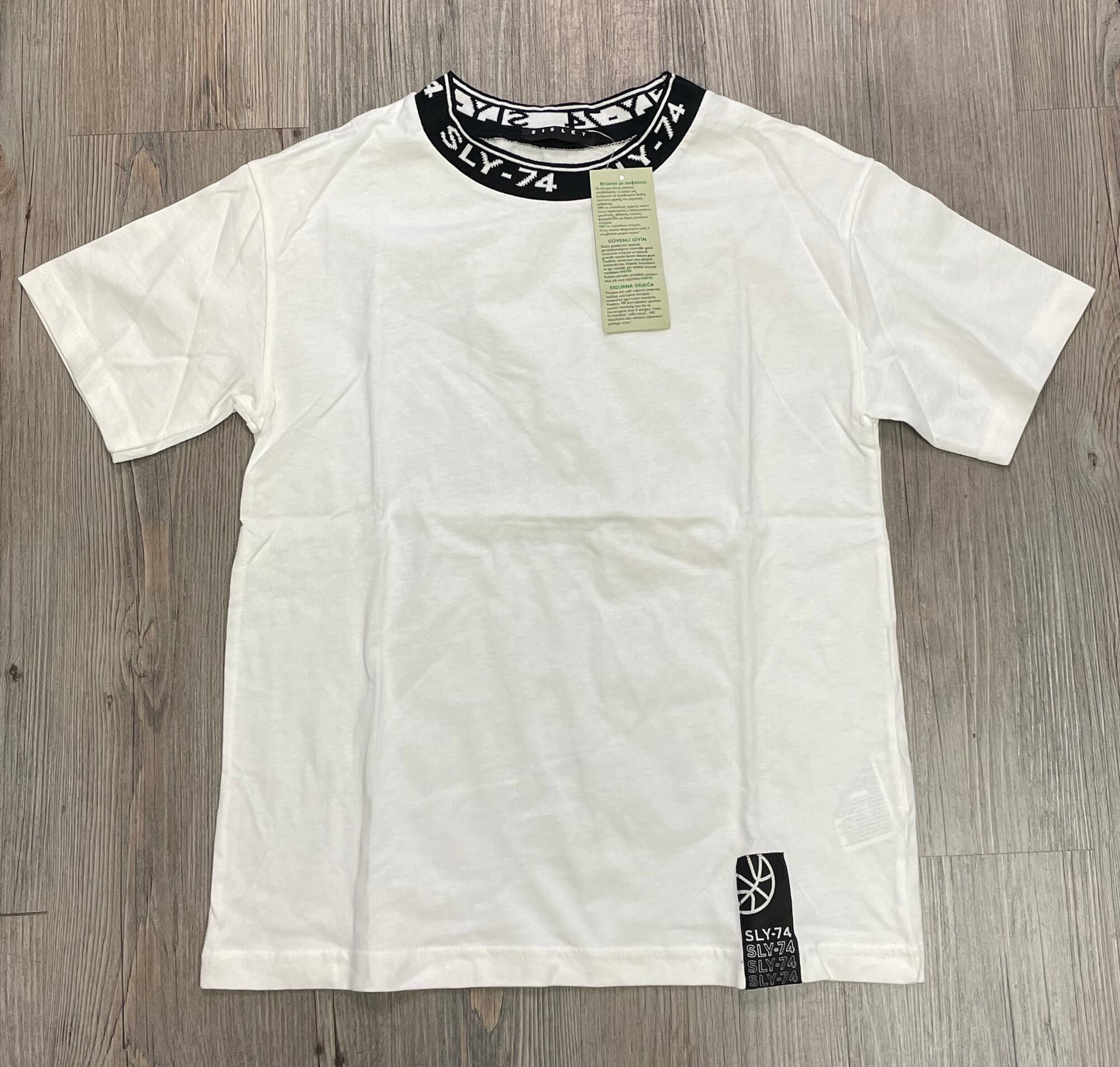 White Sisley Tee, 8-9Y