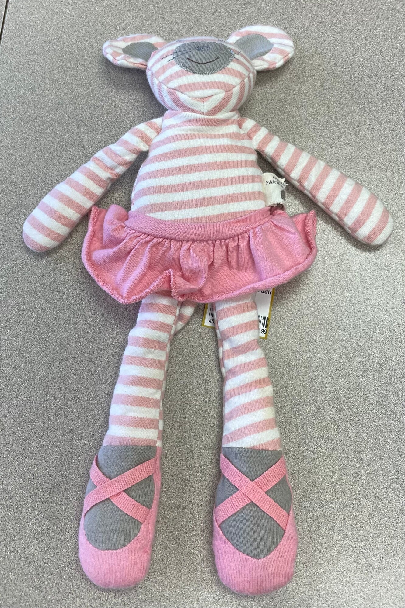 Pink Organic Farm Buddies, 13 Inch