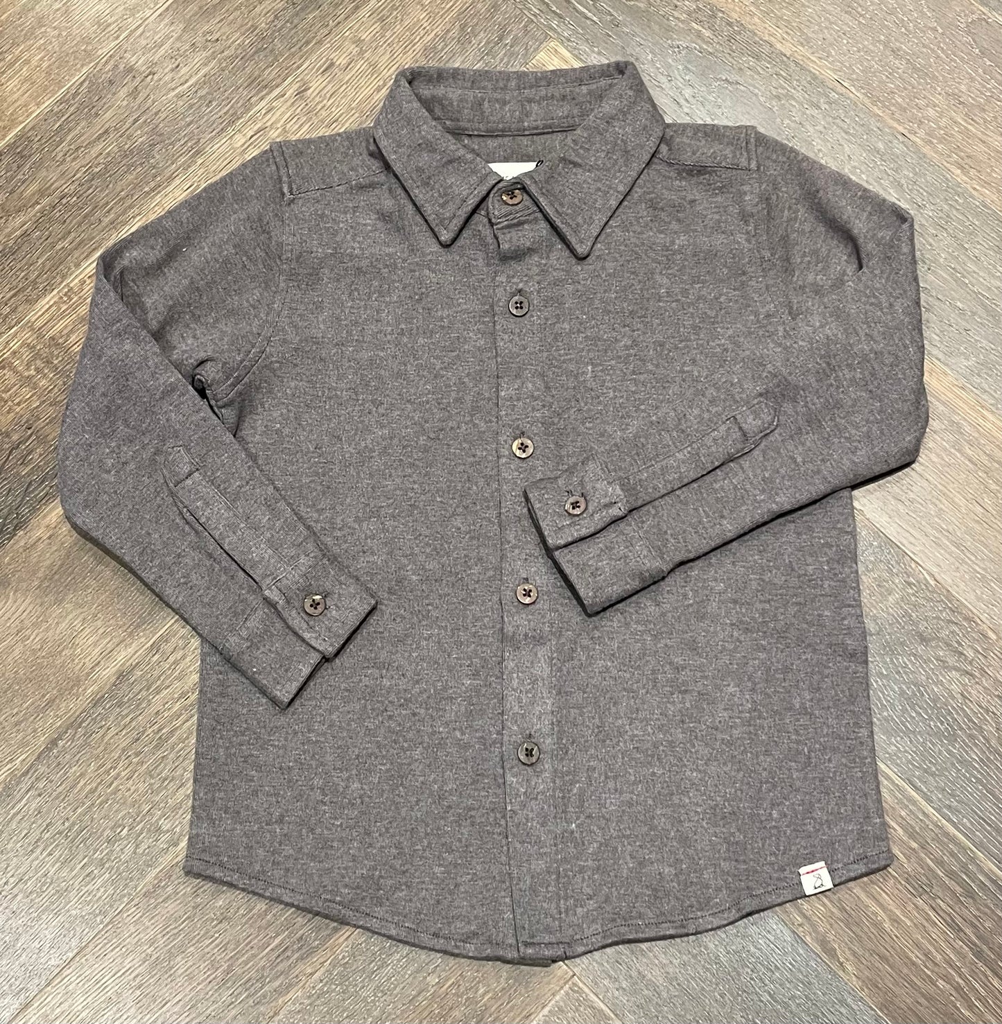 Dark Gre Me & Henry Stretch Button, 4-5Y