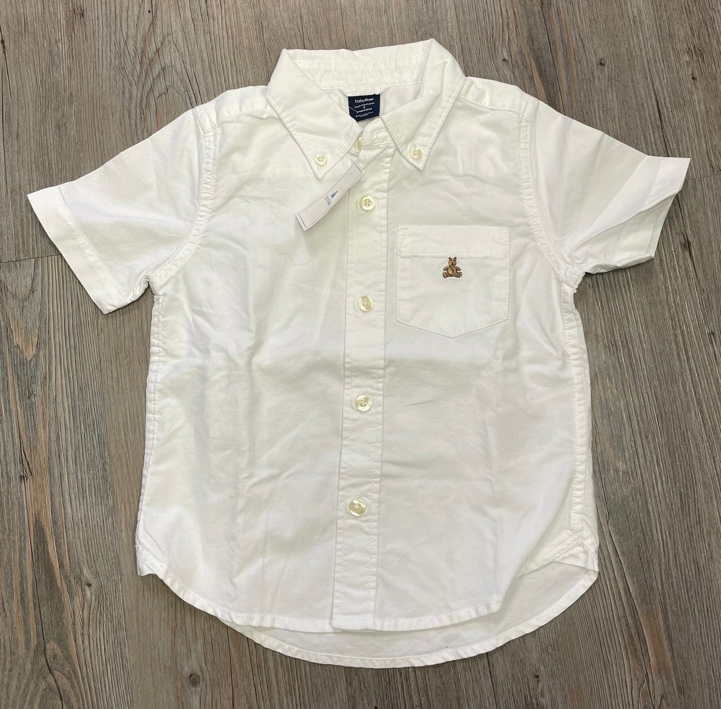 White Gap Shirt, 2Y