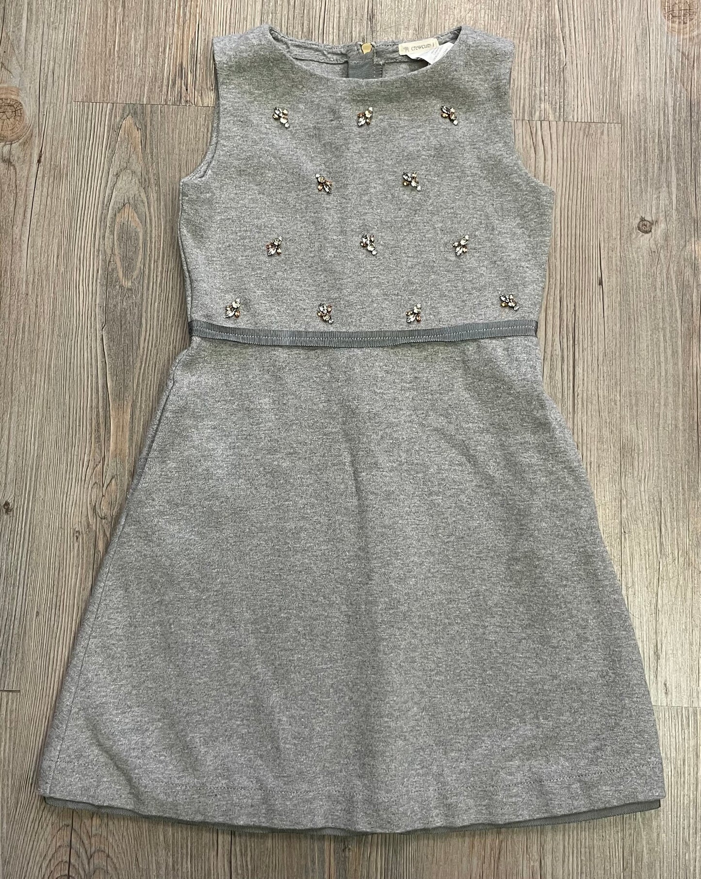 Grey Crewcuts Beaded Dress, 6Y