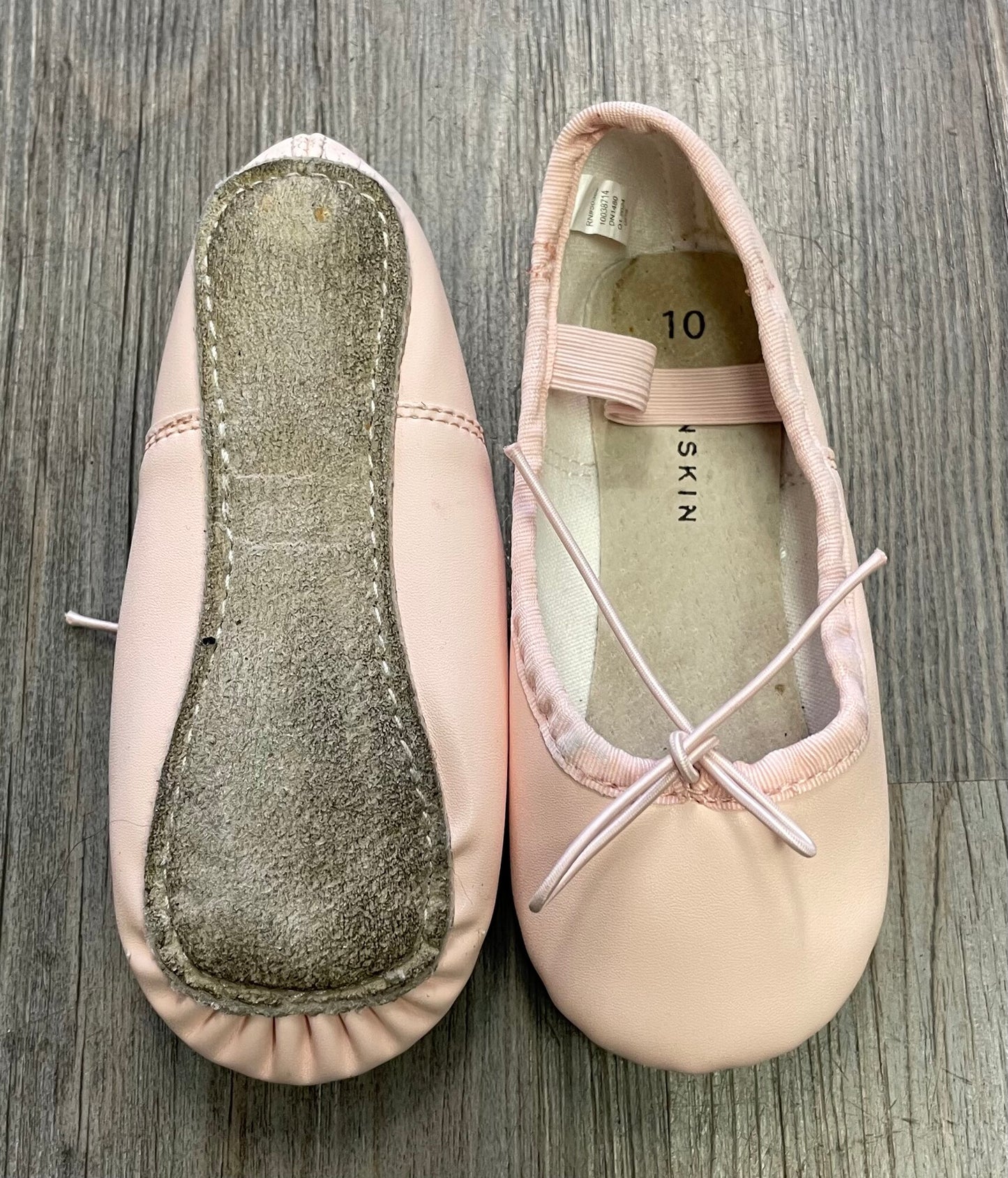Pink Danskin Ballet Shoes, 10T