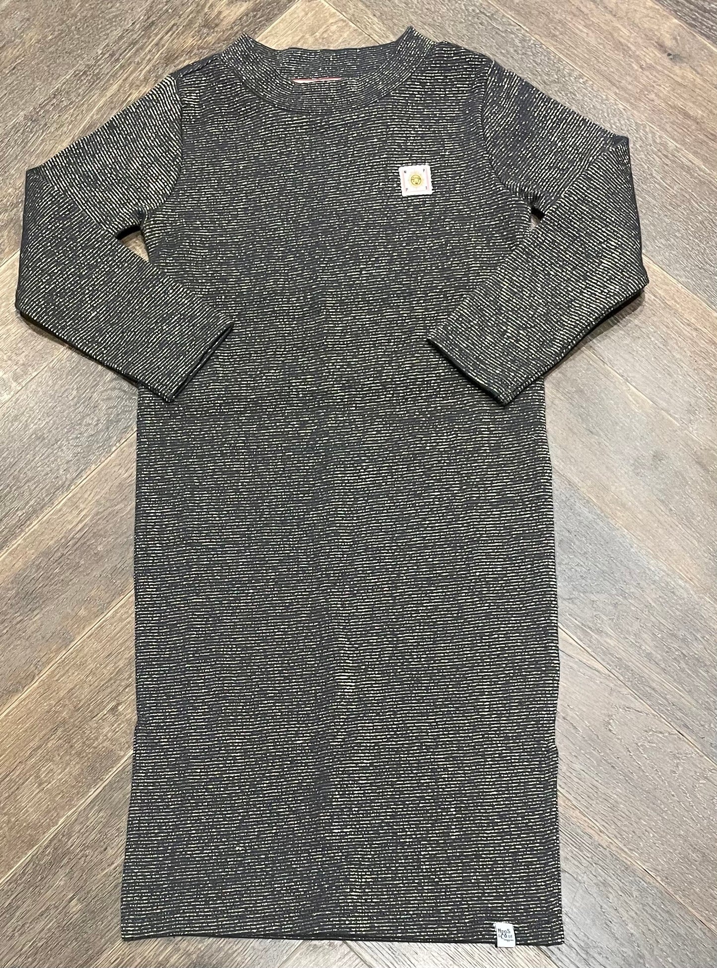 Gold Noppies Gold Glitter Dres, 3-4Y