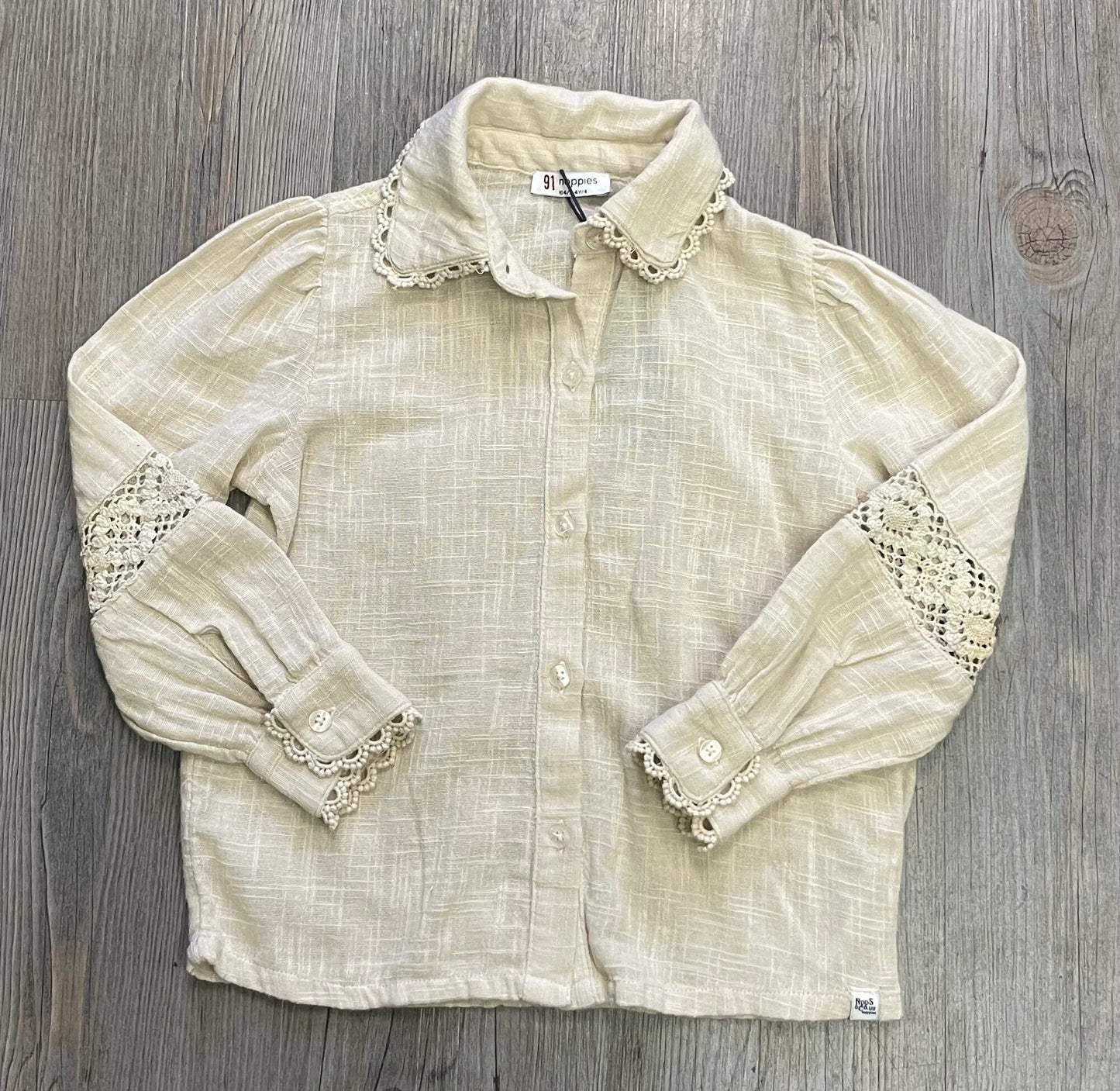 Fog Noppies Grils Blouse, 3-4Y