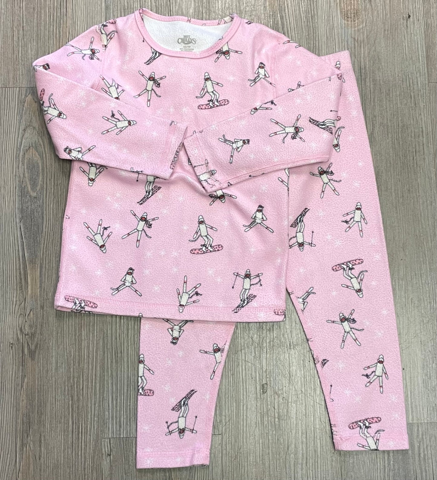 Pink Hot Chillys 2pc Set, 4Y