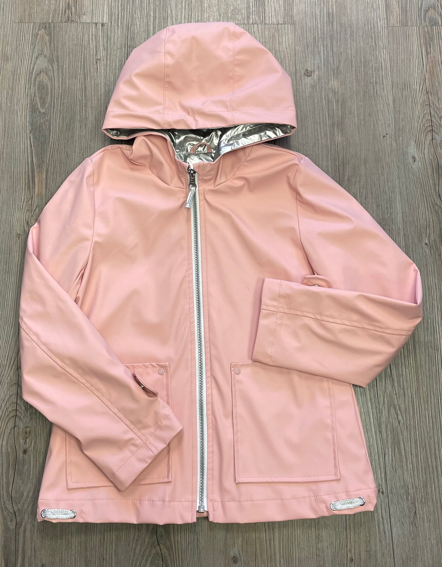 Pink Jessica Simpson Rain Jack, 7-8Y