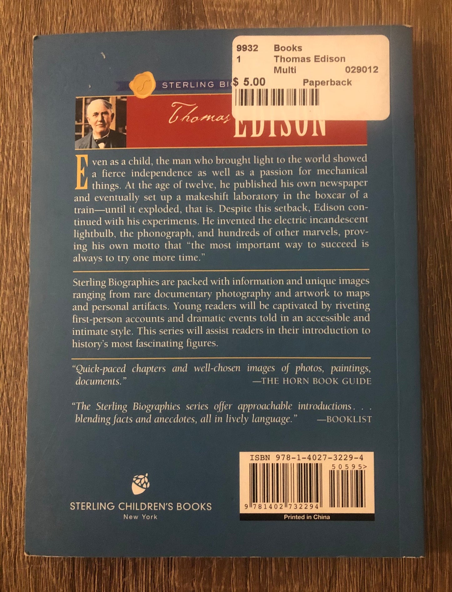 Multi Thomas Edison, Paperback