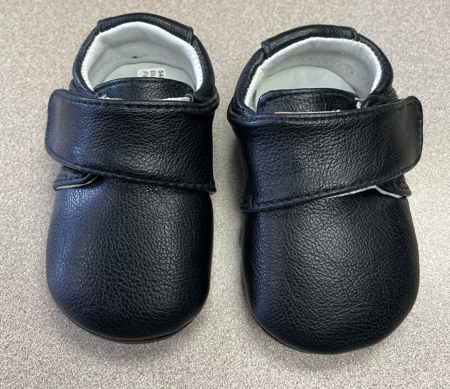 Black My Mocs - Onyx Leather, 6-12M