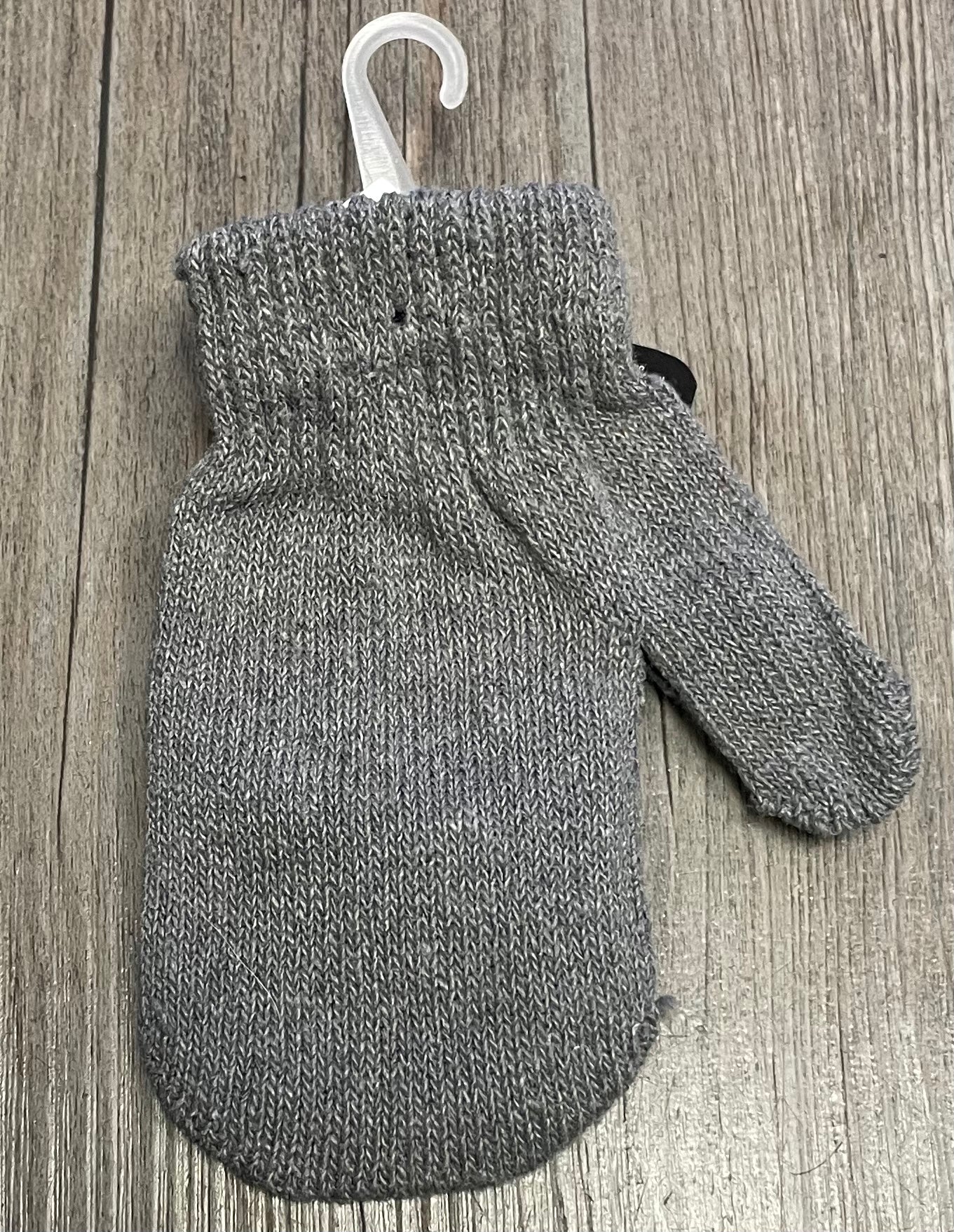 Grey Gertex Knit Mitten, 2-3Y