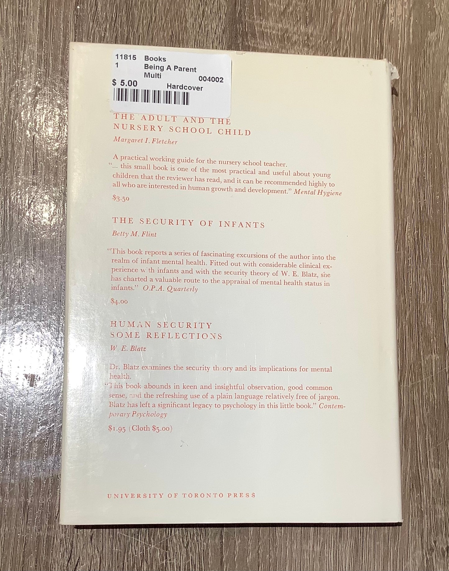 Multi Being A Parent, Hardcover