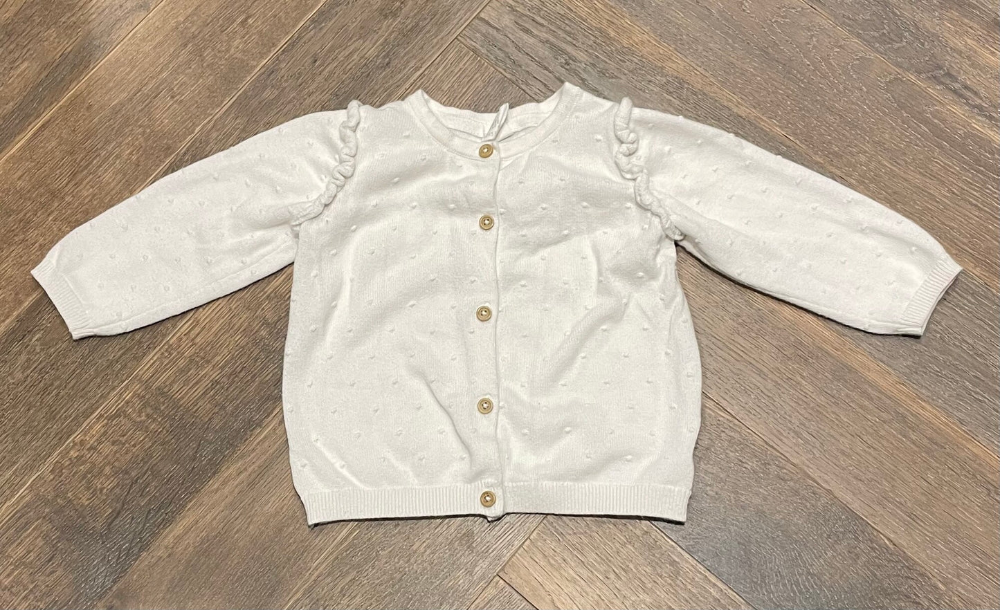 White H&M Cardigan, 9M