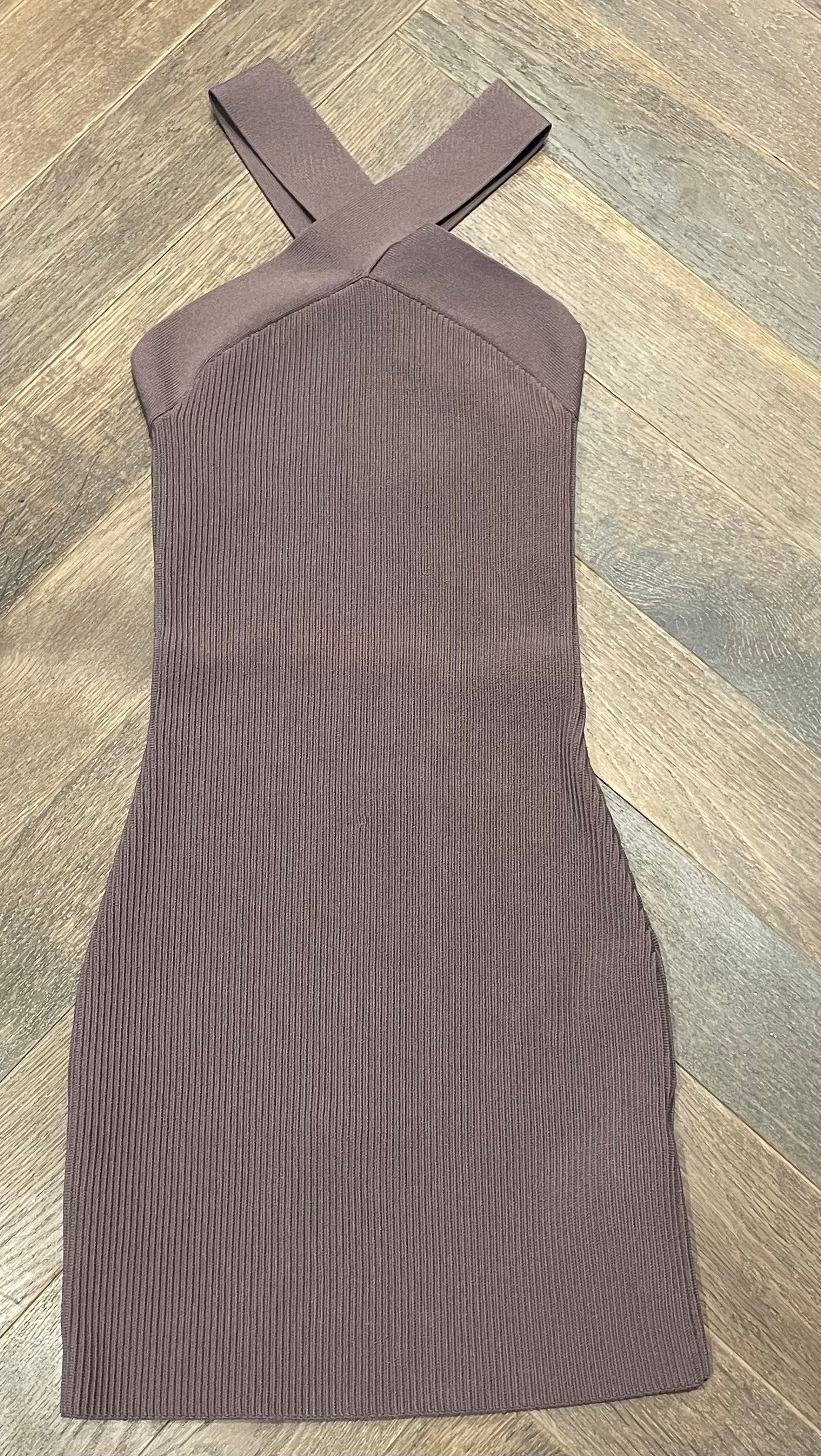 Eggplant Babaton Sculpt Knit Dres, 2XS