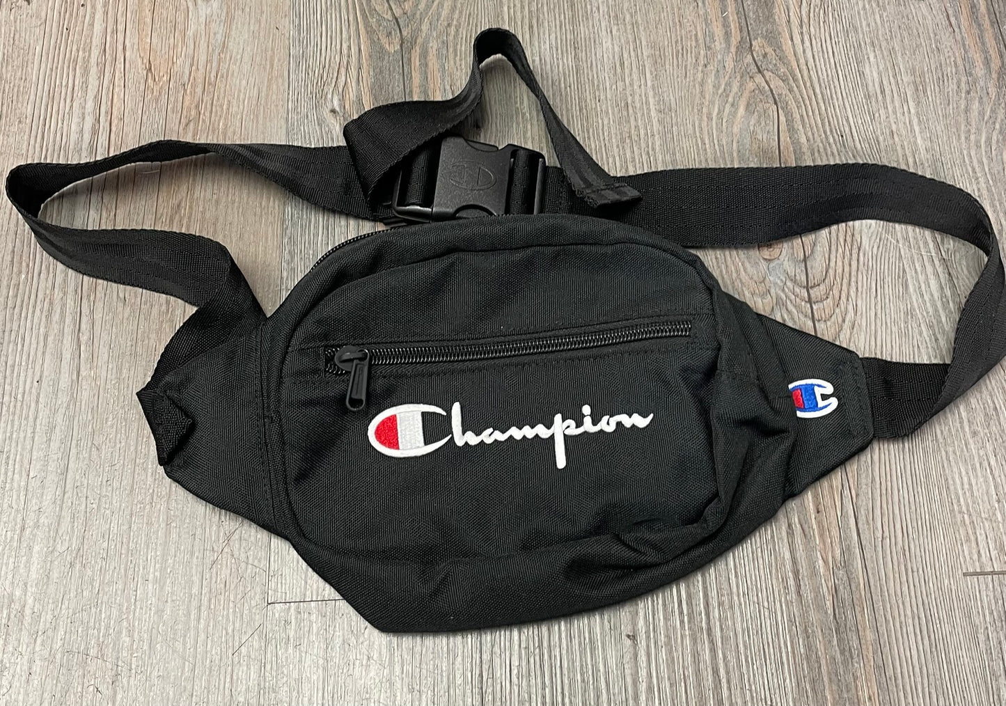 Black Champion Fanny Pack, Pre-owned