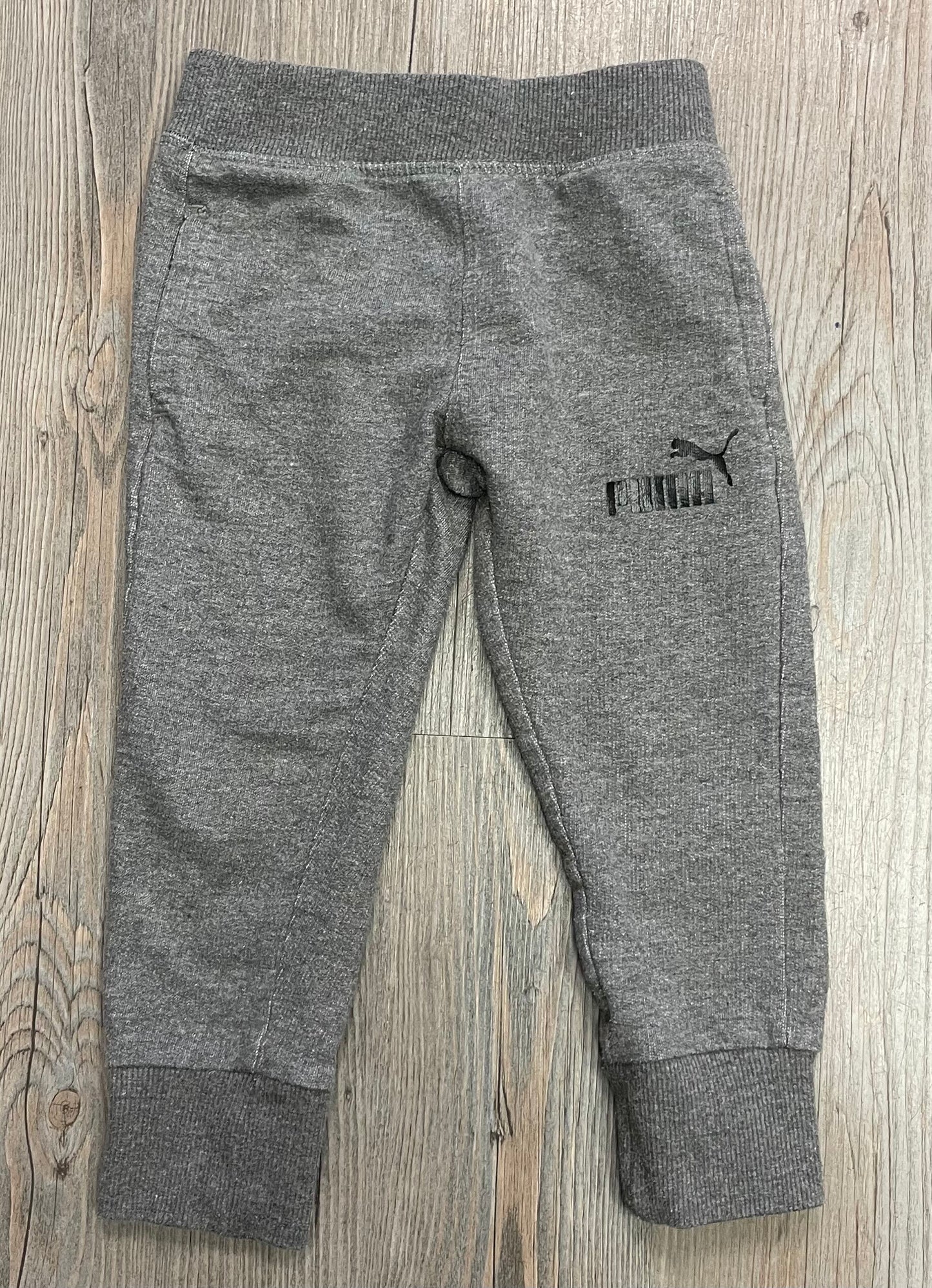 Grey Puma Jogger Pants, 3Y