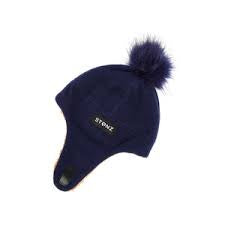 Navy STONZ Fleece Hat, 18-24M