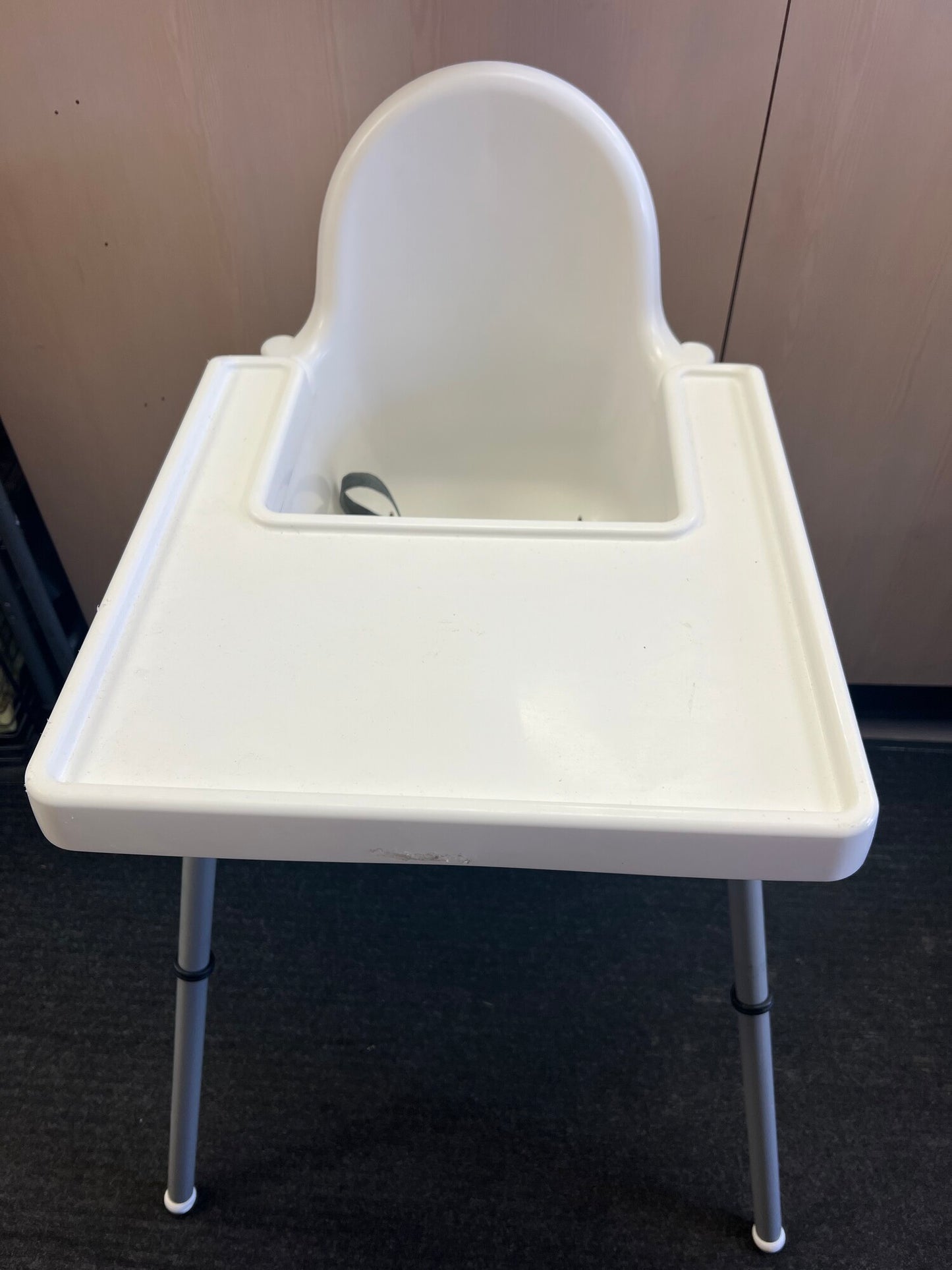 White Ikea Antelop Highchair, Pre-owned