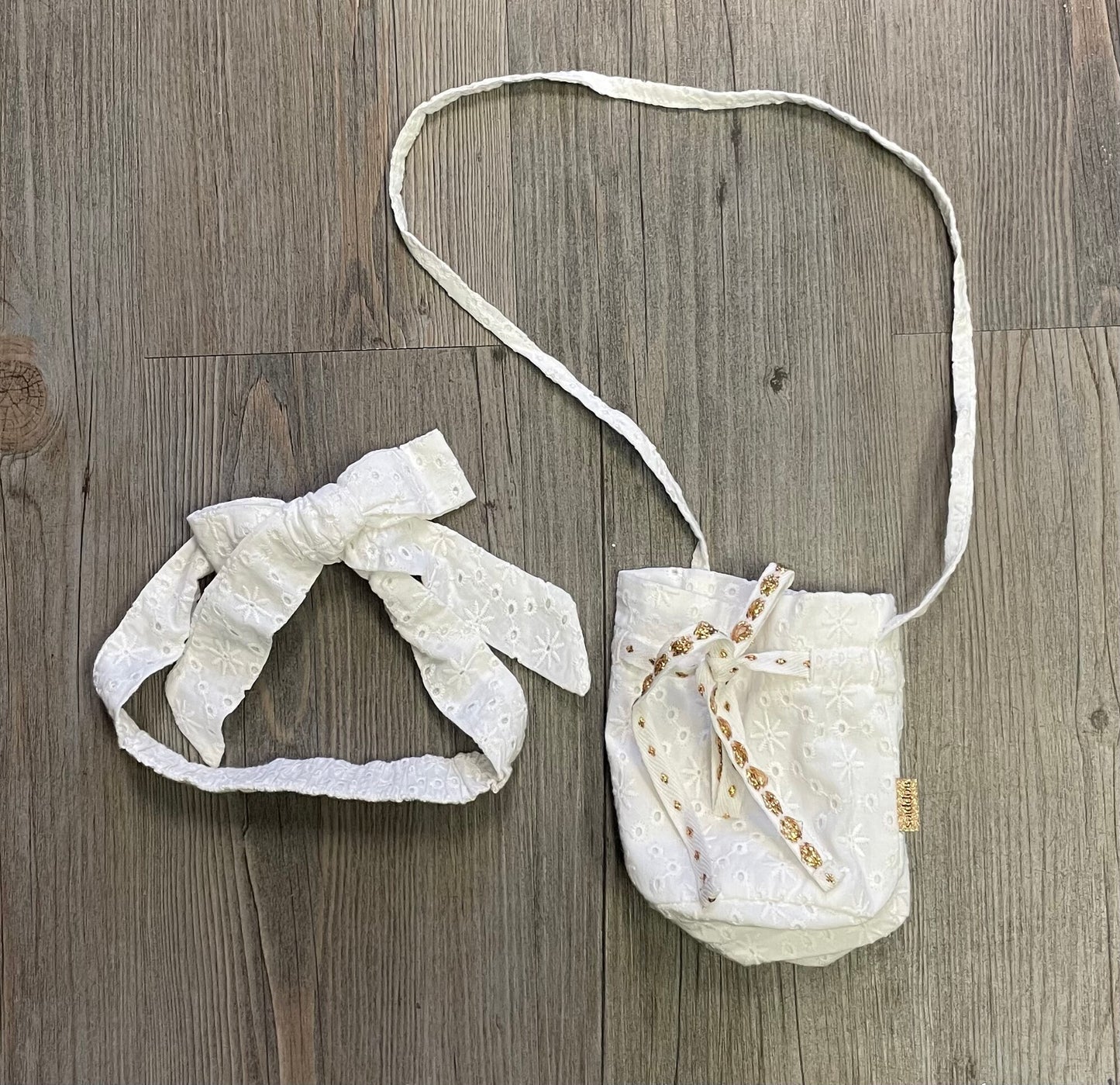 White Noppies Kids Headband, One Size