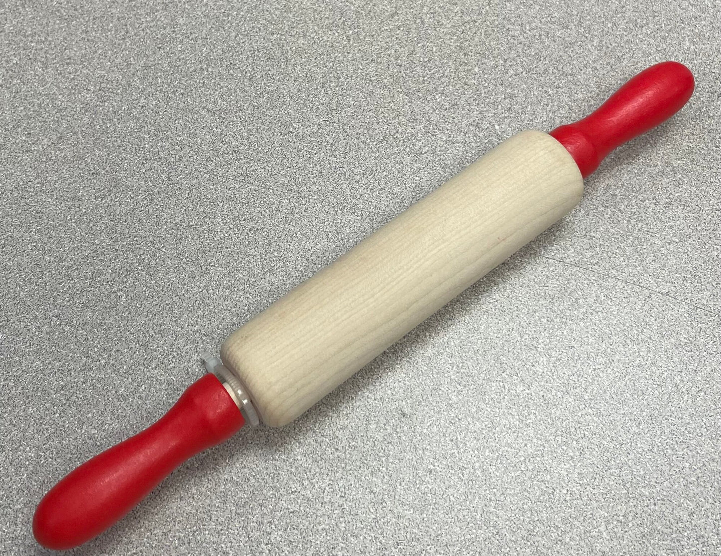 Red Mini Wooden Rolling Pin, 8 Inch